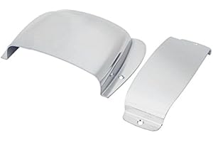 BNINETEENTEAM Pickup Cover, Zinc Alloy Pickup and Bridge Cover Protector Replacement for PB Bass Electric Guitar Replacement (Silver) Musical Instrument Accessories