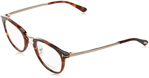 Preisvergleich Produktbild Tom Ford Unisex-Erwachsene Ft5466 Brillengestelle, Braun (Avana), 49