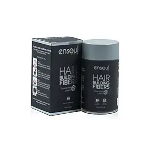 ENSOUL Hair Building Fibers | Hair Fibers That Covers Hair Loss And Hair Thinning in 15 seconds | For Men & Women | Certified Safe For Daily Use - 18gms (Black)