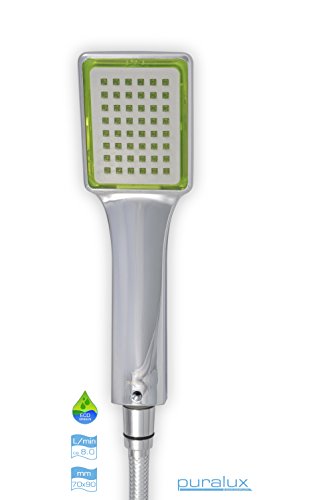 Puralux ECO 150 - Wassersparender Designerduschkopf! Das Venturiprinzip reichert das Duschwasser mit Luft an und sorgt so für ein erfrischendes Duscherlebnis & senkt Kosten um bis zu 70%