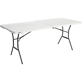 Lifetime Rectangular Folding Table White Granite Effect 185x76x74 cm (92105)