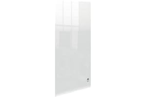 Nobo Mini Lavagna / Blocco Note in Acrilico Trasparente da Montare su Parete o Scrivania con Pennarello e Cuscinetti Inclusi, Portatile, Cancellabile a Secco, Senza cornice, 300 mm x 300 mm - Bianco