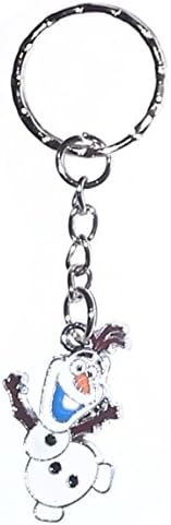 Silver Plated & Enamel Olaf Christmas Keyring by Juicy Jewellery
