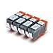 Price comparison product image 5x C-525BK Black (Large one) Compatible Ink Cartridges for Canon PIXMA iP4850 iP4950 iX6550 MG5150 MG5250 MG5350 MG6150 MG6250 MG8150 MG8250 MX715 MX885 MX895 Inkjet Printers. Fully chipped and will show Ink levels