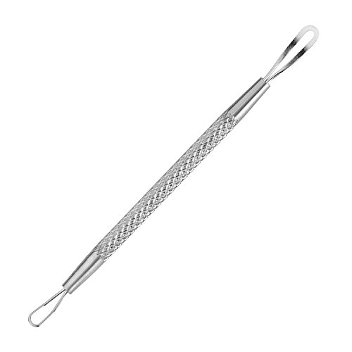 VALNEO Mitesserentferner / Pickel- und Akne-Werkzeug aus rostfreiem Edelstahl | mit 2 Jahren Zufriedenheitsgarantie - Komedonenheber / Komedonenquetscher / Pickel-Entferner / Anti-Pickel Werkzeug /Mitesser Entferner