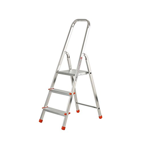 Preisvergleich Produktbild Scala casalinga in alluminio certificata ACAL 100, 3 gradini