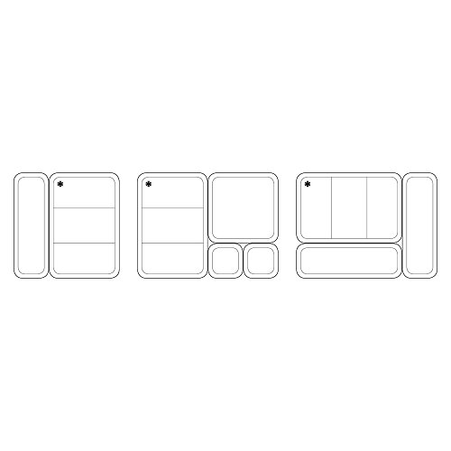 InterDesign 42510EU Clarity Ineinandergreifender Schubladen-Organizer zum Aufbewahren von Seife, Kosmetika, Pflegeprodukten – 3 Fächer, Durchsichtig Plastik 30,48 x 20,95 x 7,62 cm - 6