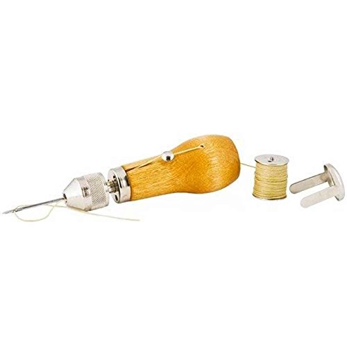 Hrph Berufsgeschwindigkeitshefter-nähender Awl-Werkzeug-Installationssatz für lederne Segel u. Segeltuch-schwere Reparatur - 4