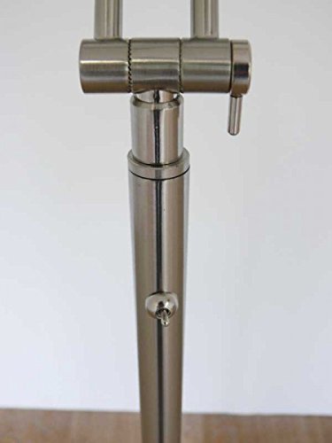 Design Stehleuchte mit schwarzem Lampenschirm, 164 cm, Kaja FL, 10262 - 6