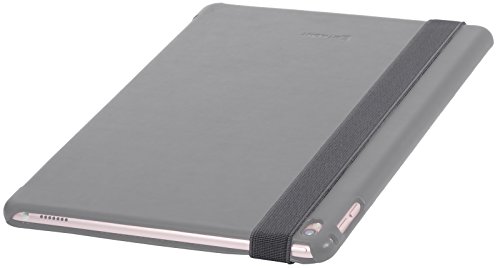 StilGut Pencil-Halter für Apple iPad Pro 9.7″ und iPad Pro 10.5″ aus echtem Leder (V2 verbesserte Variante) mit Lightning Adapter-Fach & Lasche. Stift-Halterung zur sicheren Aufbewahrung des Apple Pens, Schwarz Nappa - 6
