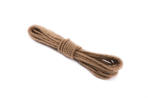 Juteseil Hanfseil Naturhanf Hanf Tau Tauwerk Handlauf Seil alle Stärken (Stärke: 10 mm, 20 Meter) - 2