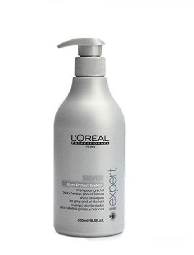 Loreal Silver Glanz-Shampoo + Pumpe 1 x 500 ml Serie Expert Gloss Protect System by L’OrÃ©al Paris - 2