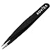 Kovira Premium Stainless Steel Precision Calibrated Tweezers - Best for Removing Eyebrow, Ingrown and Nose Hair, Splinters & More! (Pointed)