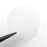 Flaches 35 mm großes Mineralglas für Armbanduhren oder Taschenuhren, 1 mm dick