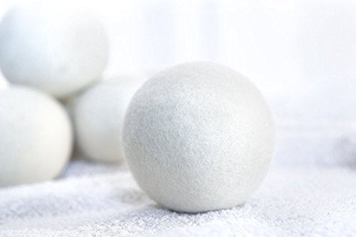Original Softiball natürliche Trockner-Bälle (6er Pack) für Wäschetrockner – handgefertigt aus 100% Premium-Schafwolle – die umweltschonende Alternative zum chemischen Weichspüler – Trocknerkugeln - 3