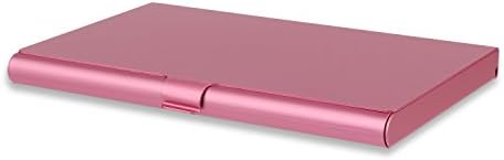 Aluminum CREDIT CARD Wallet HOLDER RFID BLOCKING Protected Aluma Wallet Rugged Water Resistant Card Holder (Rose Gold)