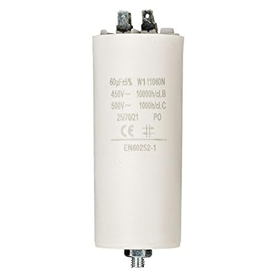 Fixapart Condensateur 60mf 60 MF Micro Farad 450v 50/60 hz condo demarrage Moteur cosse am