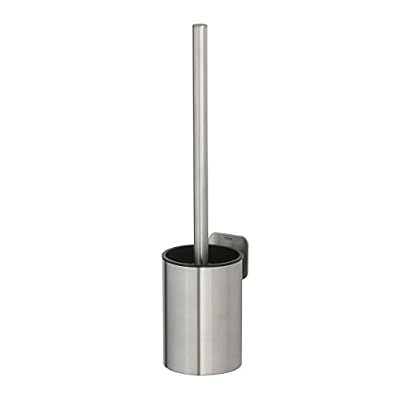 Tiger Colar Brosse WC à Coller, Acier Inoxydable, Acier Inoxydable brossé, 38.1 x 8,8 x 10,8 cm