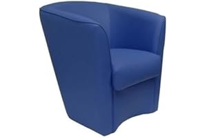 LIBEROSHOPPING.eu - LA TUA CASA IN UN CLIK Schlafzimmer Sessel aus Valentina Öko-Leder mit hoher Qualität gepolstert (hellblau)