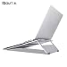 Produktbild Moutik Laptop Notebook Ständer Halterung Stand Aluminium Faltbar Laptopständer für Büro,Haus und DJ, Ergonomische Halterung für MacBook und Laptops - Silber