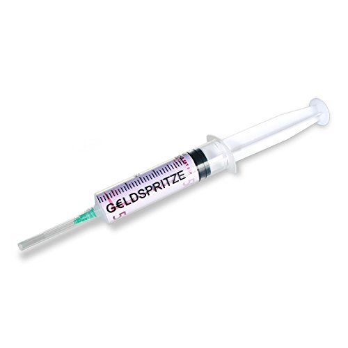 HC-Handel 922616 Kunststoff Geldspritze für Geldgeschenk 27 cm