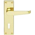 Carlisle Brass CBV30/BP Traditional Victorian Straight Door Handle, 150 x 40mm