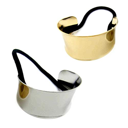 YouU Metallo Cerchio Capelli Polsino Elastico per Capelli Fascia Capelli Fermacoda Coda di Cavallo Capelli Corda Accessorio per le Donne Ragazze,3 Stili (Style C)