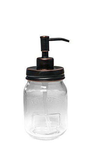Vintage Seifenspender (Edelstahl kein Rost | Unsere Garantie) | Kilner | 500 ml | Country Style Glas | Ready to go | ecojars - 4