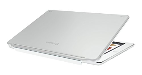 Logitech Ultrathin Magnetic Clip-On Keyboard Cover für iPad Air 2 (kabellose Bluetooth-Tastatur und Halterung, deutsches Tastaturlayout QWERTZ) weiß - 3
