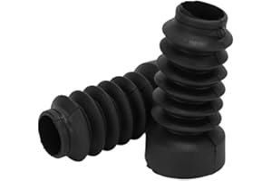 ‎HEEPDD Vorderradgabelstaub, Stoßdämpfer-Staubschutz Staubdichte Vorderseite für Motorrad (Schwarz)