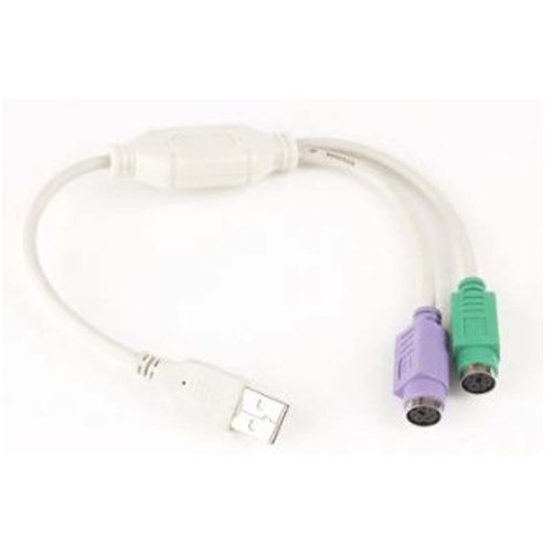 Gembird Adapterkabel, USB auf 2 PS/2, 0,3 m