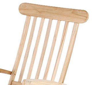 SAM® Teak-Holz Deckchair, Liegestuhl, Sonnenliege, verstellbare Liege aus Massivholz, zusammenklappbar, platzsparend zu verstauen im Winter, optimaler Liegekomfort [521329] - 2