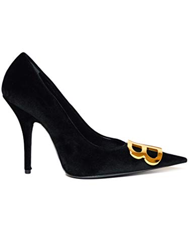 Preisvergleich Produktbild Balenciaga Damen 525964W1gu01000 Schwarz SAMT Pumps