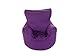 Kiddies Bean Bag Seat Arm Chair With Beans Purple