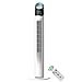 Produktbild Turm Fan Turmventilator, Tower-Lüfter mit oszillierender Kühlung per Fernbedienung, energiesparende LED-Anzeige, 3-stufig für Heim und Büro, weiß, 110 x 31 cm (43 Zoll)