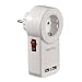Produktbild Hama Zwischenstecker mit Dual USB-Port (Mit Schalter, 1.000 mA) weiß