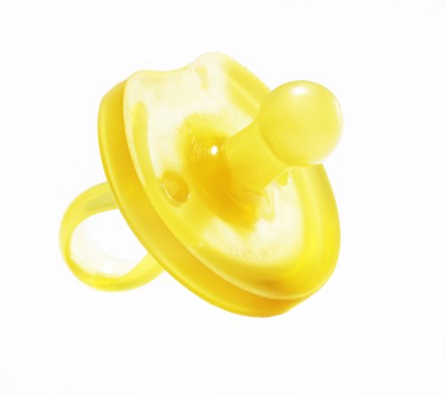 Natursutten BPA Free Natural Rubber Pacifier, Butterfly Rounded, 0 - 6 Months
