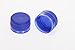 Produktbild 100 Neue PP 28 Verschlüsse mit Qualitätssicherungsring in blau Hand Schraubverschluss passt auf alle gängigen Glas-und PET-Flaschen mit 28 mm Öffnung.
