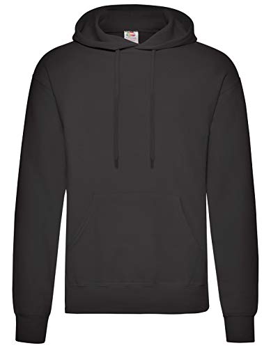 Sweatshirt * Hooded Sweat * Fruit of the Loom Schwarz,L