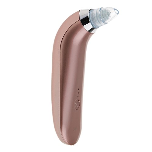 Gazechimp Elektrischer Mitesserentferner Saugergerät, Akne, Pickel, Komedo Entferner Gerät - Pore Cleanser, Blackhead Akne Remover Kit Gesicht Reinigung Kit - Rosa