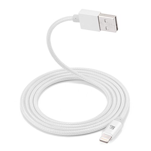 Apple Zertifiziertes Ladekabel, Apple Lightning, extra langes 3m Ladekabel, iPhone 7, 7, Plus, SE, 6s 6 Plus 5s 5c 5, iPad Pro Air 2, iPad mini 2 3 4, silber LAX Gadgets - 6