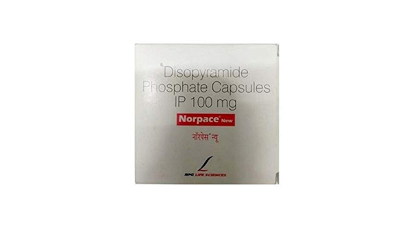 Norpace 100 Mg Blister Pack Of10 Capsules Amazon In Health Personal Care