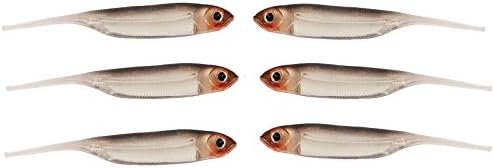 FISHIN ADDICT Silver Ghost softbait jigging lure pack of 5 from (80mm)