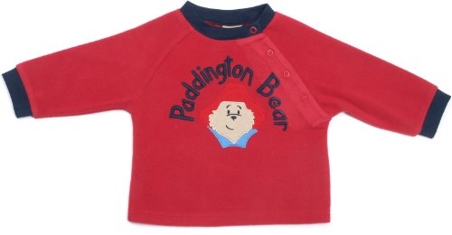 Paddington Bear Unisex Baby Fleece Jumper for Red 3-6 Months