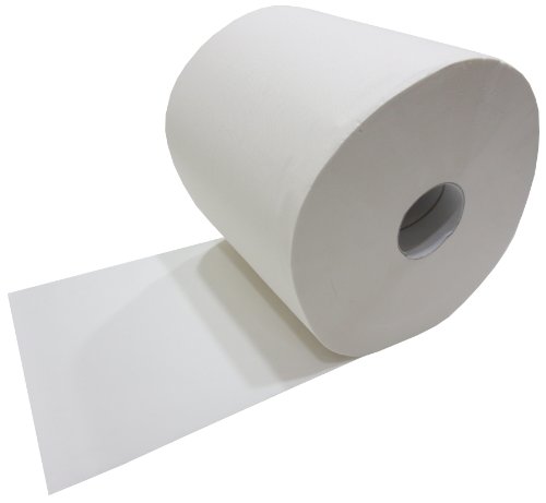 2x Putzrolle weiß 2-lagig gesamt 1600 Blatt 26×35 cm perforiert Reinigungstücher Putzpapier Wischtücher - 2