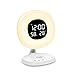 Produktbild Sprintrase Wecker mit kabelloser Qi-Aufladung, Aufwachen Licht Sonnenaufgang Digital Wecker LED 7 Bunte, Tischlampe Schlafzimmer Nachttischlampe Home Decoration, Snooze, Multifunktions-Touch-Control
