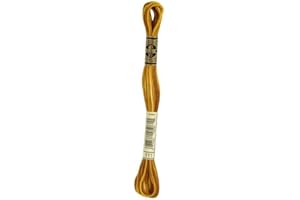 TOMASELLI MERCERIA Écheveaux Mouline Spécial dégradé de couleurs DMC 25 8 m (8,7 m) - Senape