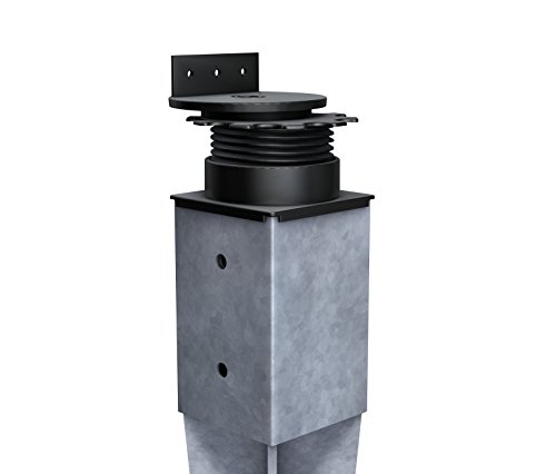 K&R Terracon Terrassenlager FLEX für Bodeneinschlaghülsen (91x91mm), 1 Stück