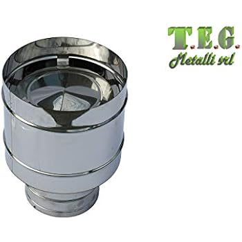 Fumaiolo Girevole Radiante Acciaio Inox Aisi 304 Comignolo Stufa Camino Base Tonda Dimensioni 12 Cm 83019872 Fumaiolo Girevole Radiante Acciaio Inox Aisi 304 Comignolo Stufa Camino Base Tonda Dimensioni 12 Cm 83019872