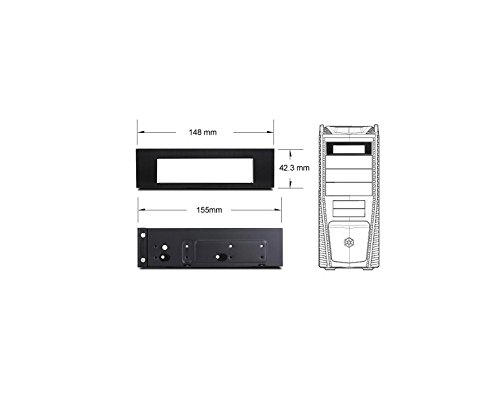 SilverStone SST-FP55B – Front Panel Adapter 5.25″ auf 3.5″ mit Halterung für 2x 2.5″ HDD/SSD, schwarz - 7